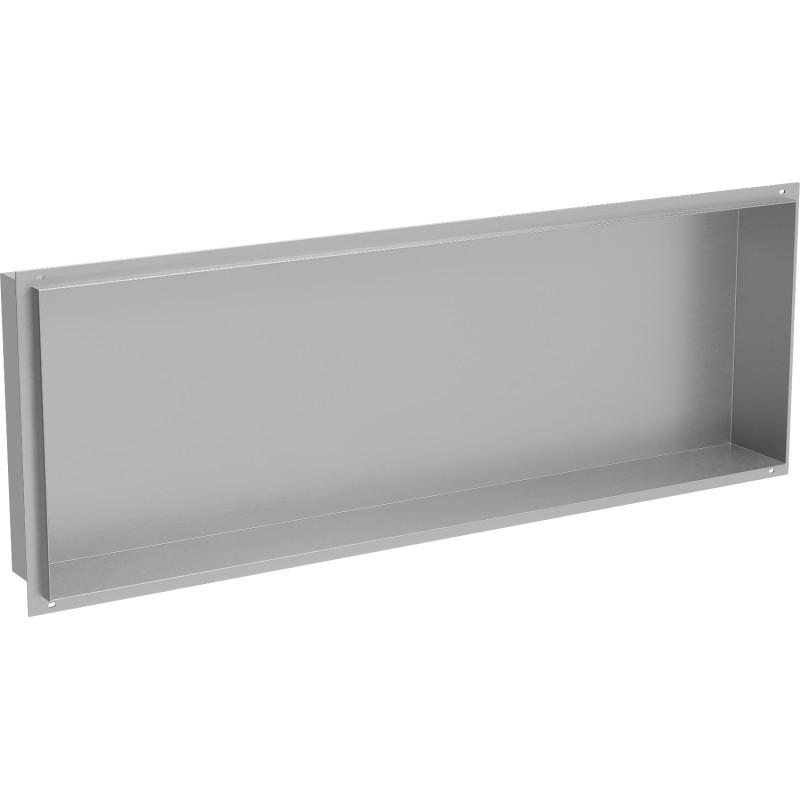 Mexen X-Wall-NR вградена лавица без фланец 90 x 30 см, инокс - 1911903010