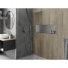 Mexen X-Wall-NR нишова лавица без фланец 90 x 30 см, инокс - 1911903010