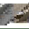 Mexen X-Wall-NR стелаж вграден без яка 90 x 30 см, инокс - 1911903010