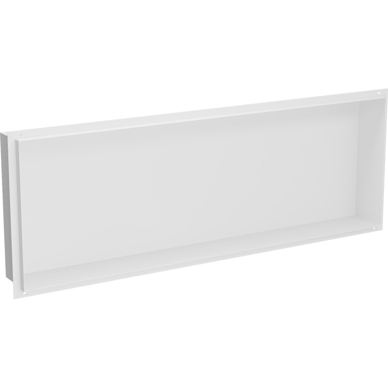 Mexen X-Wall-NR нишева полица без фланец 90 x 30 см, бяла - 1921903010