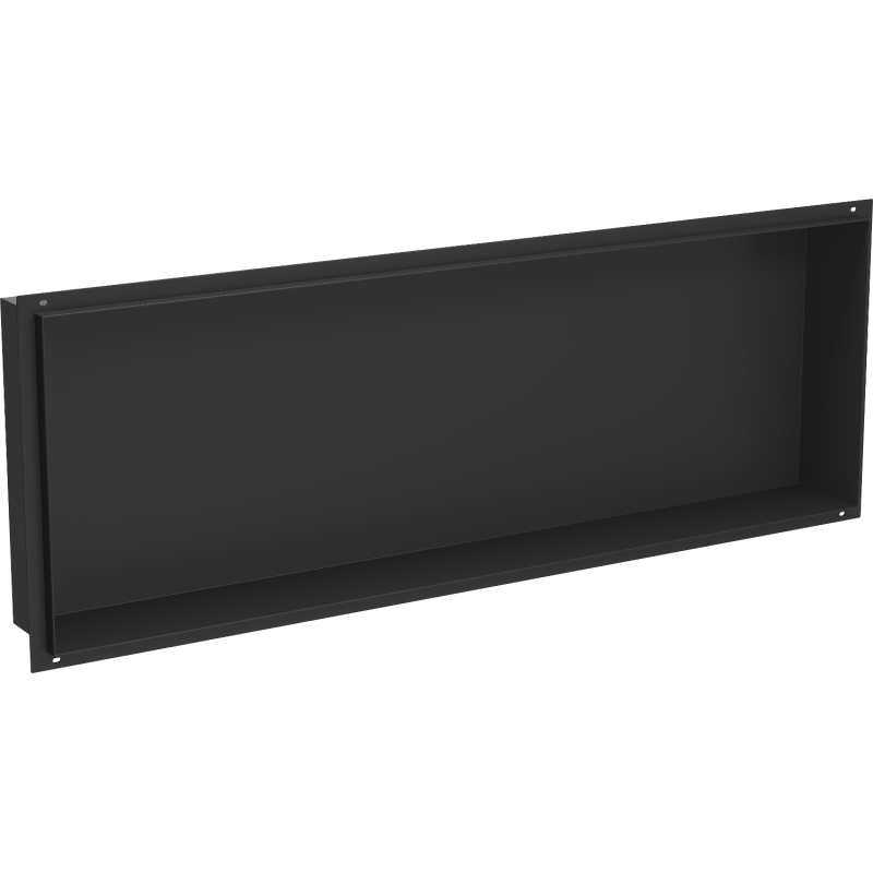 Mexen X-Wall-NR вградена полица без фланец 90 x 30 см, черна - 1971903010