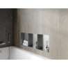 Mexen X-Wall-NR вградена полица без фланец с рафт 90 x 30 см, инокс - 1911903010S