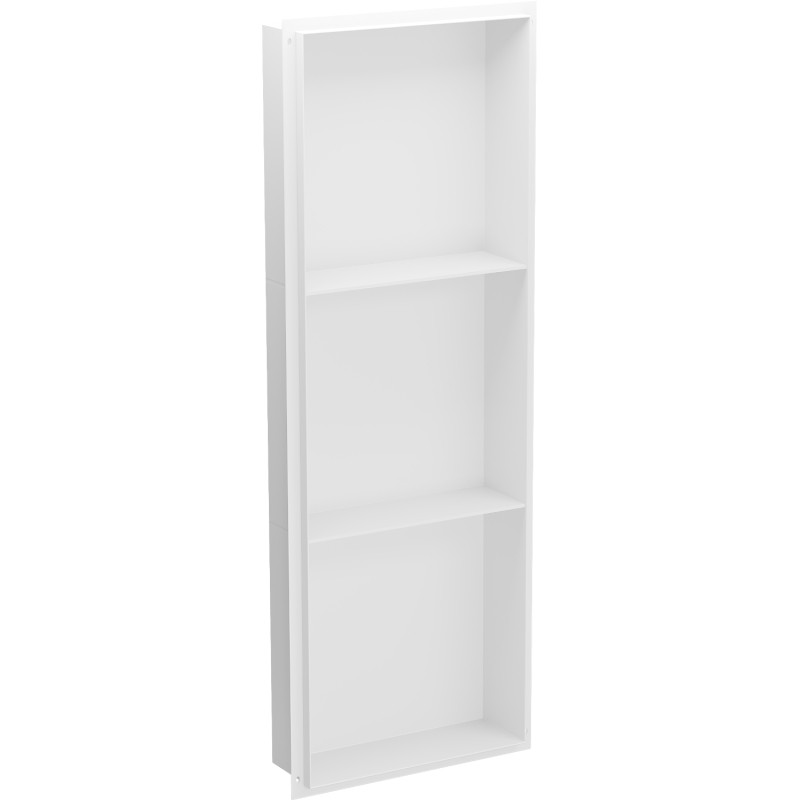 Mexen X-Wall-NR нишева лавица без фланец с лавица 90 x 30 см, бяла - 1921903010S