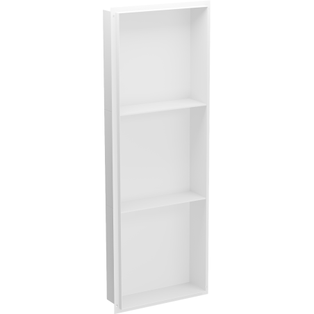 Mexen X-Wall-NR нишева полица без фланец с полица 90 x 30 см, бяла - 1921903010S