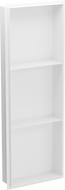 Mexen X-Wall-NR стелаж за вграждане без ръб с рафт 90 x 30 см, бял - 1921903010S
