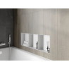 Mexen X-Wall-NR нишева полица без фланец с полица 90 x 30 см, бяла - 1921903010S