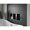 Mexen X-Wall-NR нишева полица без корниз с рафт 90 x 30 см, черна - 1971903010S