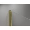 Mexen Mist-F Duo сгъваема душ кабина лява 110 x 80 см, прозрачна, златна - 8A6-110L-080P-50-00