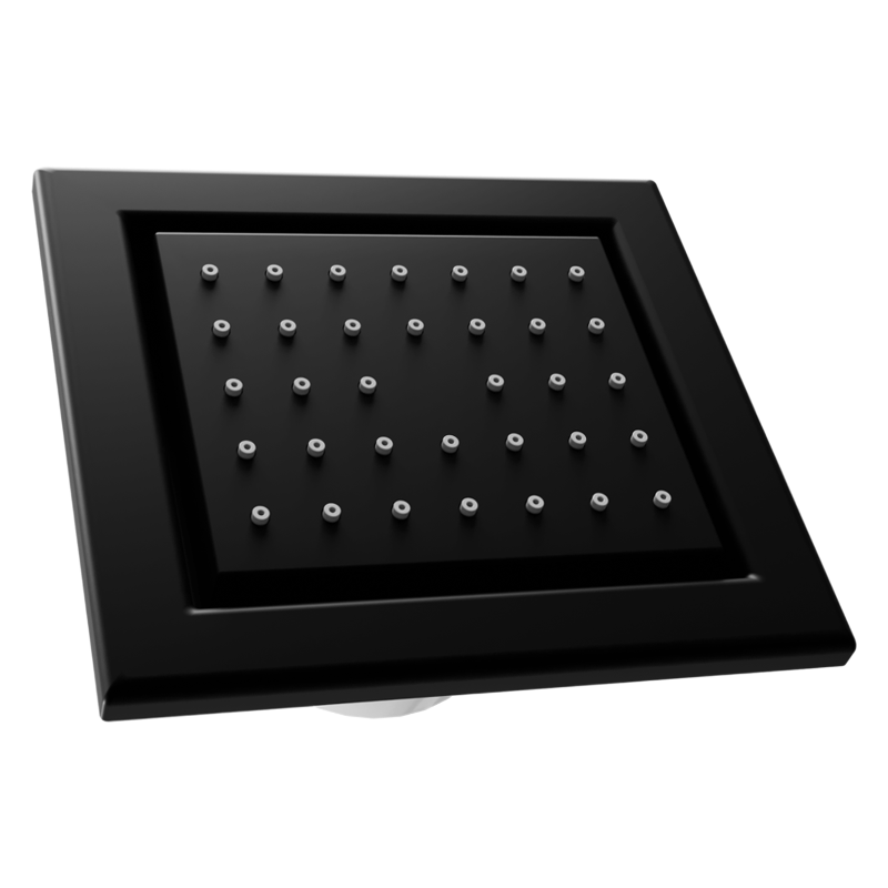 Mexen странична вградена дюза, черна - 79365-70