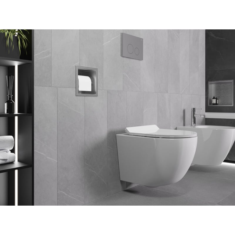 Mexen X-Wall-P държач за тоалетна хартия, инокс - 1913