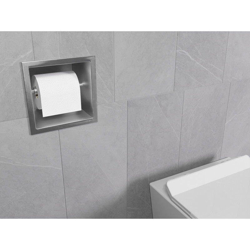 Mexen X-Wall-P държач за тоалетна хартия, инокс - 1913