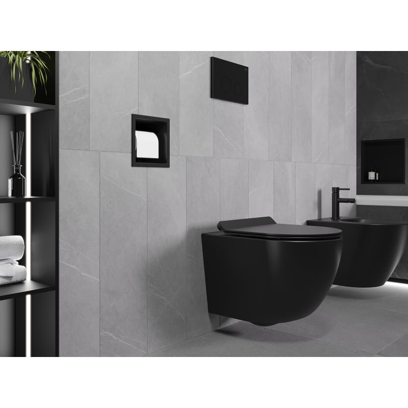 Mexen X-Wall-P държач за тоалетна хартия, черен - 1973