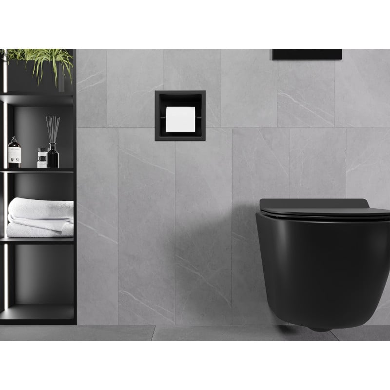 Mexen X-Wall-P държач за тоалетна хартия, черен - 1973