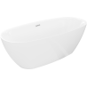 Mexen Luvo Slim свободностояща вана 170 x 75 см, бяла, хромиран преливник - 52801707500-01