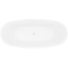 Mexen Luvo Slim самостоятелна вана 170 x 75 см, бяла, бял преливник - 52801707500-20