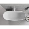Mexen Luvo Slim самостоятелна вана 170 x 75 см, бяла, бял преливник - 52801707500-20