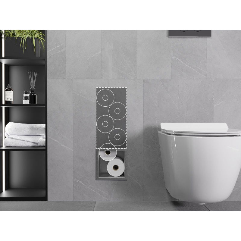 Mexen X-Wall-B държач за тоалетна хартия, инокс - 1915