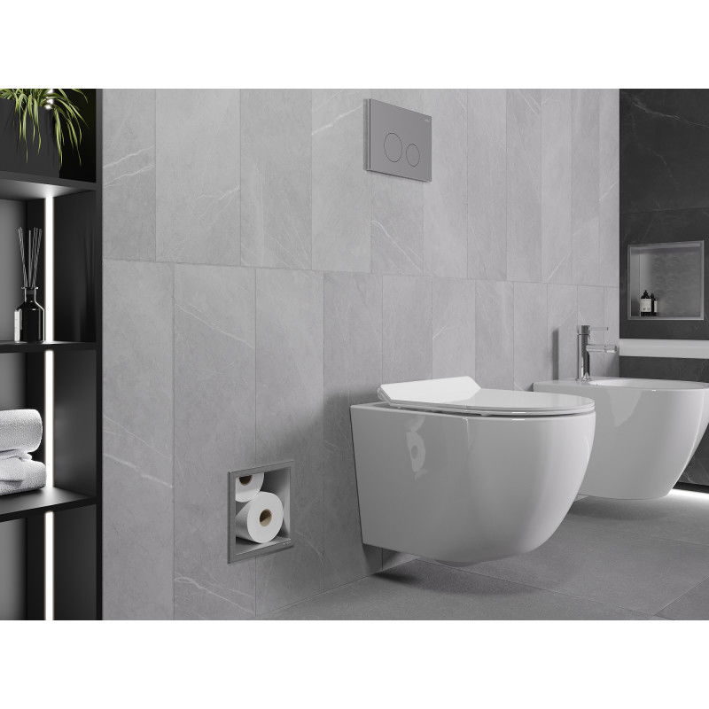 Mexen X-Wall-B държач за тоалетна хартия, инокс - 1915