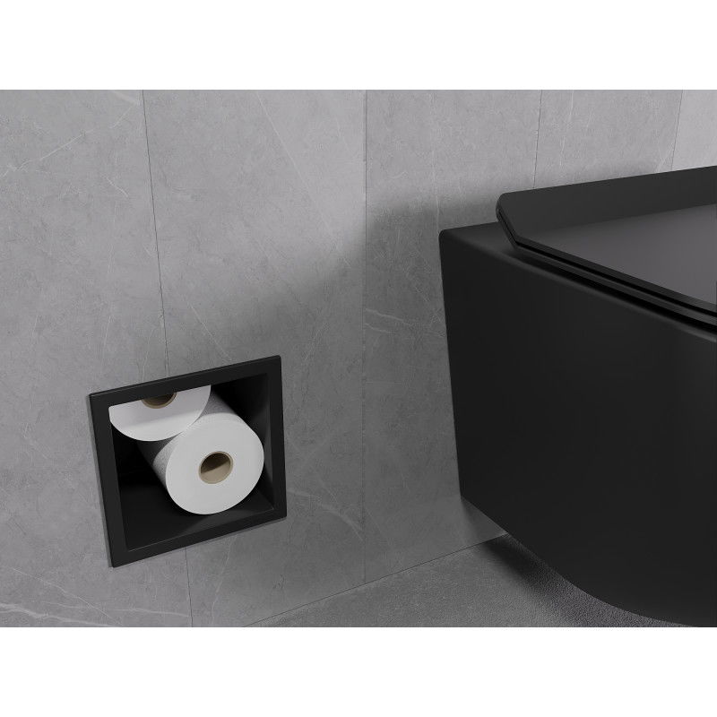 Mexen X-Wall-B държач за тоалетна хартия, черен - 1975