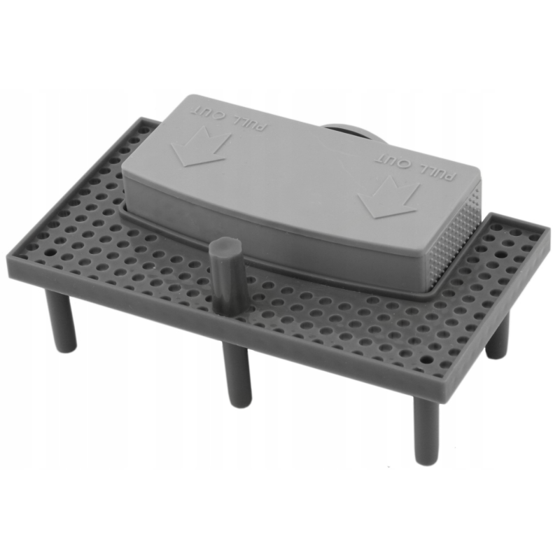 Mexen сифон с филтър за линейно оттичане, сив - 1010099