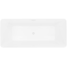 Mexen Velo Slim самостоятелна вана 170 x 75 см, бяла, бял преливник - 52811707500-20