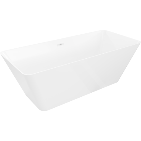 Mexen Velo Slim самостоятелна вана 170 x 75 см, бяла, бял преливник - 52811707500-20