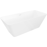 Mexen Velo Slim самостоятелна вана 170 x 75 см, бяла, бял преливник - 52811707500-20