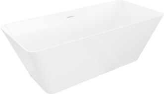 Mexen Velo Slim самостоятелна вана 170 x 75 см, бяла, бял преливник - 52811707500-20