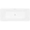Mexen Velo Slim свободностояща вана 170 x 75 см, бяла, преливник никел мат - 52811707500-97