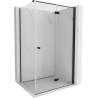 Mexen Mist-F T сгъваем душ сгъваем десен 95 x 85 см, прозрачен, черен - 8A6T-095-085-70-00-P