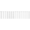 Mexen Mist-F Duo сгъваема душ кабина 100 x 70 см, прозрачна, златна четкована - 8A6-100L-070P-55-00