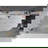 Mexen Oval Slim свободностояща полустенна вана 170 x 80 см, бяла/черна, преливна с четкана мед - 52661708075-65