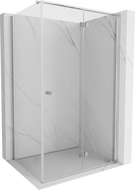 Сгъваема дясна душ кабина Mexen Mist-F T 110 x 100 см, прозрачна, хром - 8A6T-110-100-01-00-P