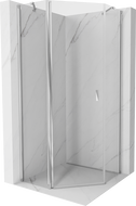 Mexen Mist петостенна душ кабина 80 x 80 см, прозрачна, хром - 8A8-080-080-01-00