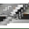 Mexen Nila свободностояща вана с рифелова структура 170 x 75 см, бяла/черна, прелив gun metal - 52841708075-95