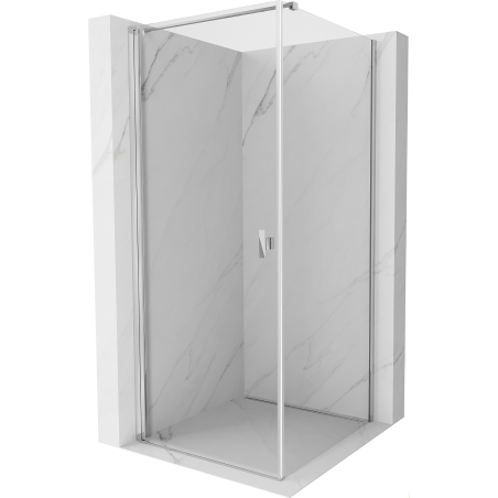 Mexen Mist-B сгъваема душ кабина 70 x 70 см, прозрачна, хром - 8A2T-070-070-01-00
