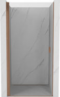 Mexen Mist-B врата за душ кабина 85 см, прозрачни, матиран мед - 8A2-085-000-65-00