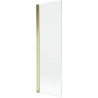 Mexen Mist параван за вана 1-крилен 60 x 150 cm, прозрачен, златист - 8A9-060-001-50-00