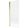 Mexen Mist душ параван 1-крилен 80 x 150 см, прозрачен, златен - 8A9-080-001-50-00