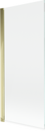 Mexen Mist душ параван 1-крилен 80 x 150 см, прозрачен, златен - 8A9-080-001-50-00
