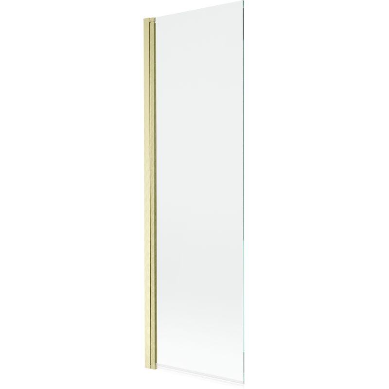 Mexen Mist сгъваем екран за вана, 1-крилен, 60 x 150 см, прозрачен, златист мат - 8A9-060-001-55-00