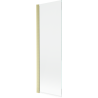 Mexen Mist параван за вана 1-крилен 70 x 150 cm, прозрачен, златист четкан - 8A9-070-001-55-00