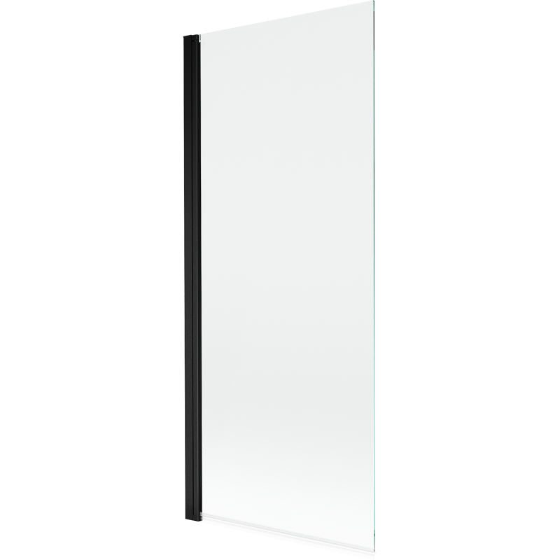 Mexen Mist параван за вана 1-крилен 80 x 150 см, прозрачен, черен - 8A9-080-001-70-00