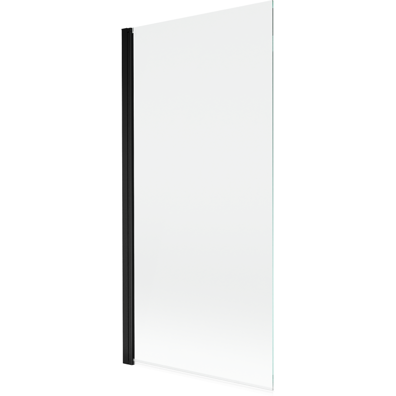 Mexen Mist параван за вана с 1 крило 90 x 150 см, прозрачен, черен - 8A9-090-001-70-00