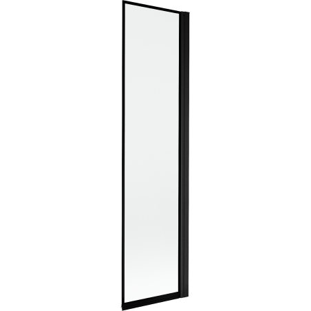 Mexen Mist параван за баня 1-крилен десен 50 x 150 см, черна рамка, черен - 8A9-050-001-70-70-P