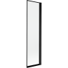 Mexen Mist параван за баня 1-крилен десен 50 x 150 см, черна рамка, черен - 8A9-050-001-70-70-P