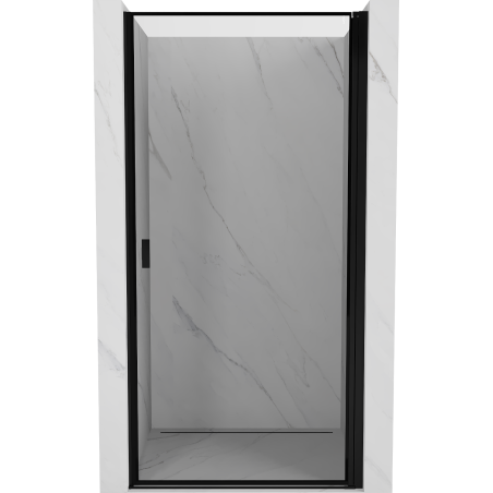 Mexen Mist-B душ кабина с врата, дясна, 70 см, черна рамка, черно - 8A2-070-000-70-70-P