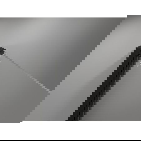 Mexen Mist-B стъклена врата за душ, отваряема на дясно, 100 см, черна решетка, черно - 8A2-100-000-70-77-P