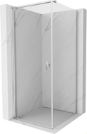 Mexen Mist-B душ кабина с отваряща се врата 85 x 85 см, прозрачно стъкло, хром - 8A2T-085-085-01-00
