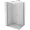 Mexen Mist-B душ кабина с панти 80 x 100 см, прозрачна, хром - 8A2T-080-100-01-00